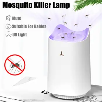 

USB UV Mosquito Repellent Light Non-radiation Mute LED Mosquito Fly Bug Hanging Insect Zapper Killer Trap Lamp for Home/Outdoor