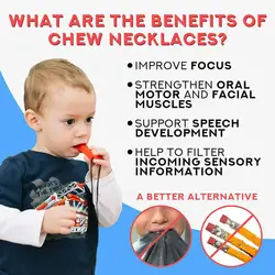Rainbow Brick Chew Baby Silicone Teether Autism Sensory Chewy Toys Necklace Soft Rubber Infant Kids Safe And Non-toxic 7 Styles