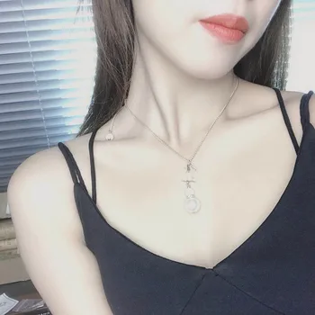 

Star Pendant Choker Women's Moon And Stars Short Necklace Simple Best Friend Couples Accessories