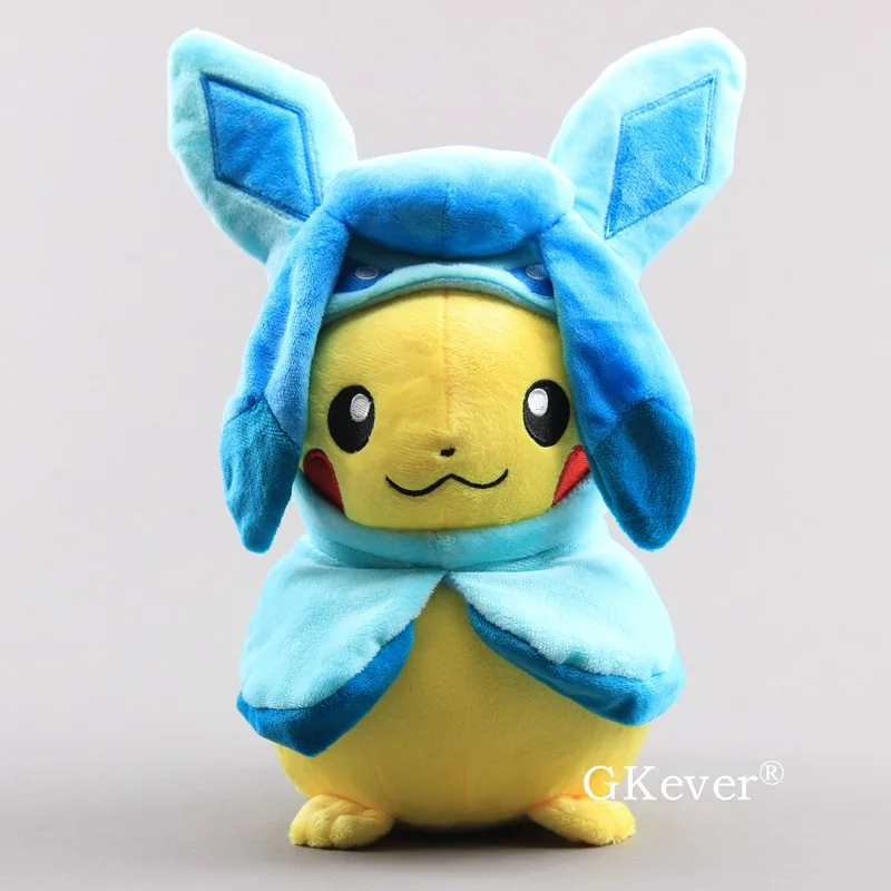 28 см серия Пикачу куклы косплей Eevee Jolteon Vaporeon Glaceon Leafeon Flareon плюшевый умбреон куклы игрушки дети подарок на день рождения