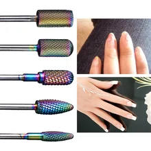 Керамические сверла для ногтей, аксессуары для маникюрного станка, роторные сверла из карбида вольфрама, электрические сверла, напильники, маникюрная мельница, резак