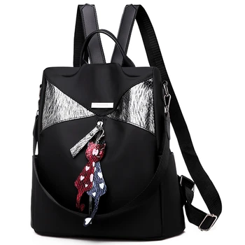 

Fashion Anti Theft School Backpack Female Waterproof Ladies Backpack Women Backpack Travel Shoulder Backpacks Women Black