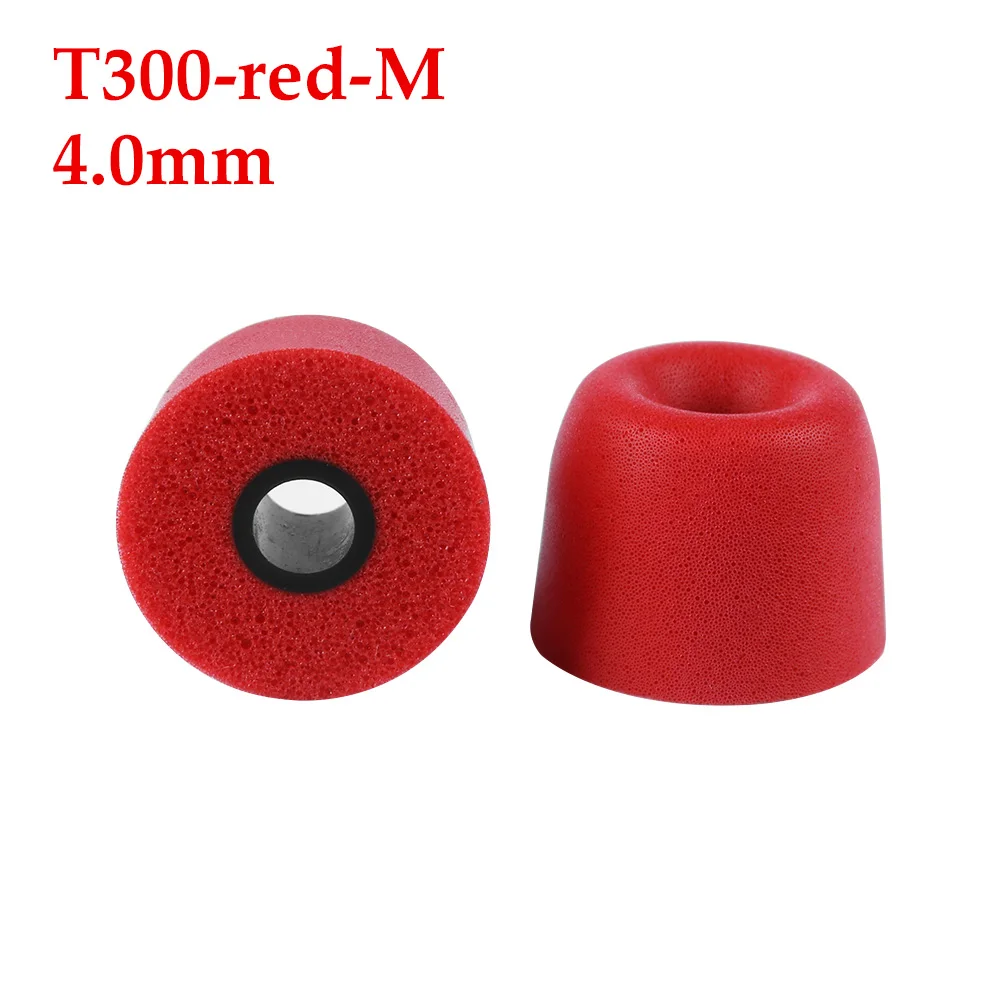 Red T300 M 3 пары наушников с эффектом памяти, шумошумоизолирующие наушники T100 T300, сменные наушники для наушников-вкладышей, бытовая электроника - Цвет: Red T300 M