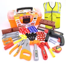 35 шт. Детские ролевые игры игрушки Моделирование обслуживания Универсальный инструментарий Игровой набор для инструмент для мальчика игрушки