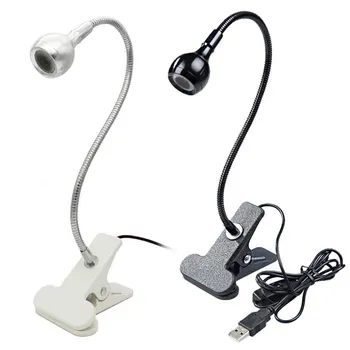 

USB power desk lamp with clip clip, rechargeable USB Led desk lamp flexible foldable eye protection reading lamphome decoration