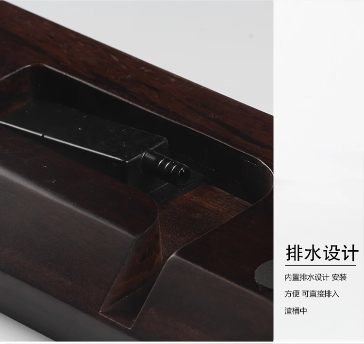 Heavy Bamboo Tea-tray Small Wholesale Customizable Tea Sets Single Layer Drainage Zen Bamboo Tea-tray Bamboo Saucer Drainage