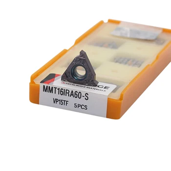 

5PCS Thread Cutter Turning Tools MMT16ER A60 S MMT16IR A60 S VP15TF High Quality Carbide Inserts Tools CNC Lathe Tools blade