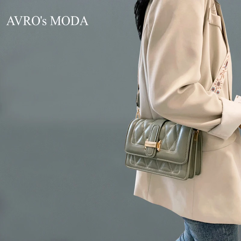 Бренд AVRO MODA, модные сумки на плечо из искусственной кожи для женщин,, Дамский дизайн, Ретро стиль, через плечо, маленькая сумка-мессенджер с клапаном, квадратная сумка