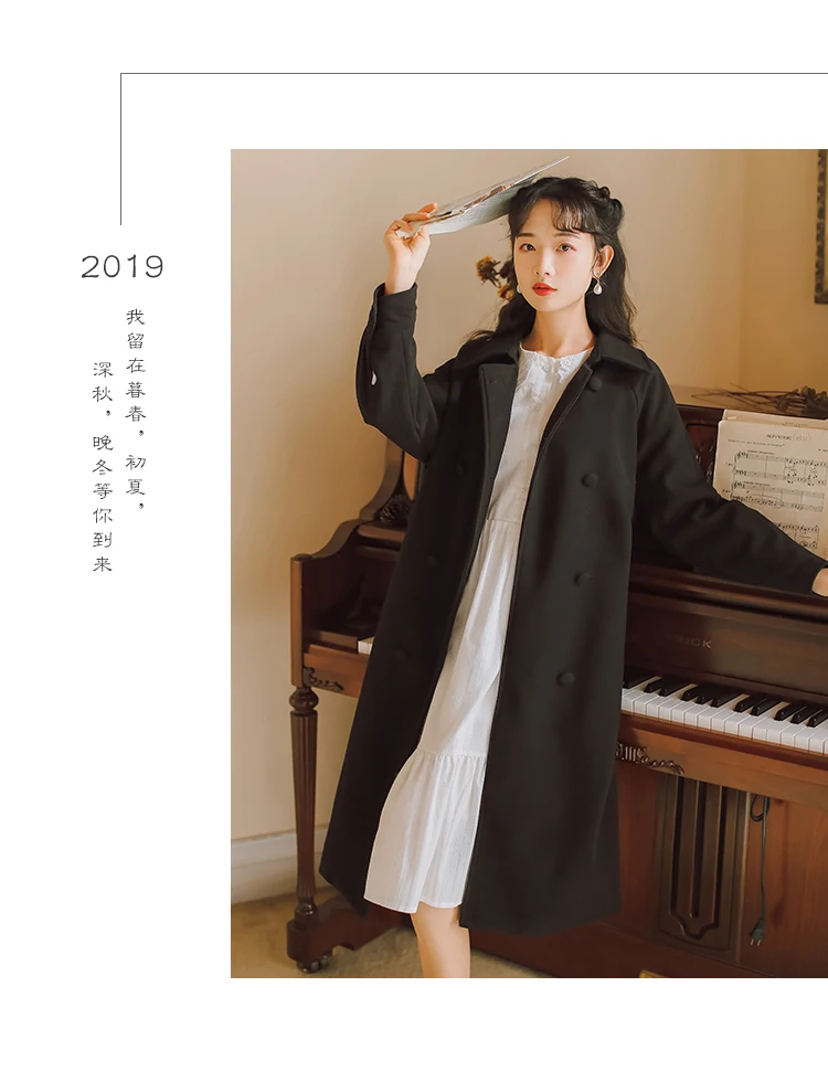 new fashion women's clothing Long sleeve wool coat coats and jackets women