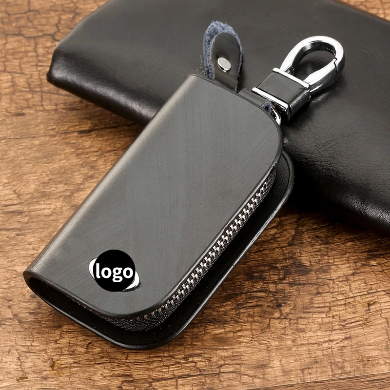

For Mercedes Benz AMG W203 W204 W205 W210 W211 ML W163 W164 SLK GL GLK Genuine Leather Key Wallet Men & Women Car Key Case Bag