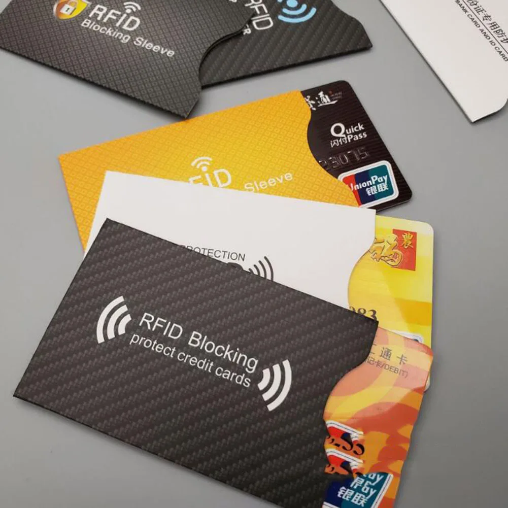 1 шт. защита от кражи для RFID, защита для кредитных карт, блокировка, держатель для карт, чехол для кожи, защитный чехол для банковских карт, Новинка
