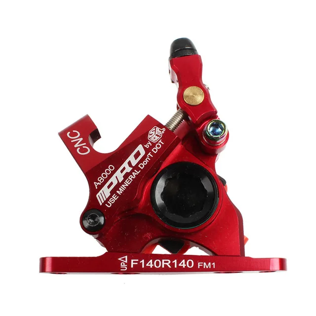 rear No Disc Red IIIPRO двусторонние механические Кабельные дисковые тормоза плоские дорожные зажимы двусторонние тормоза с дисками 140 мм абсолютно - Цвет: rear No Disc Red