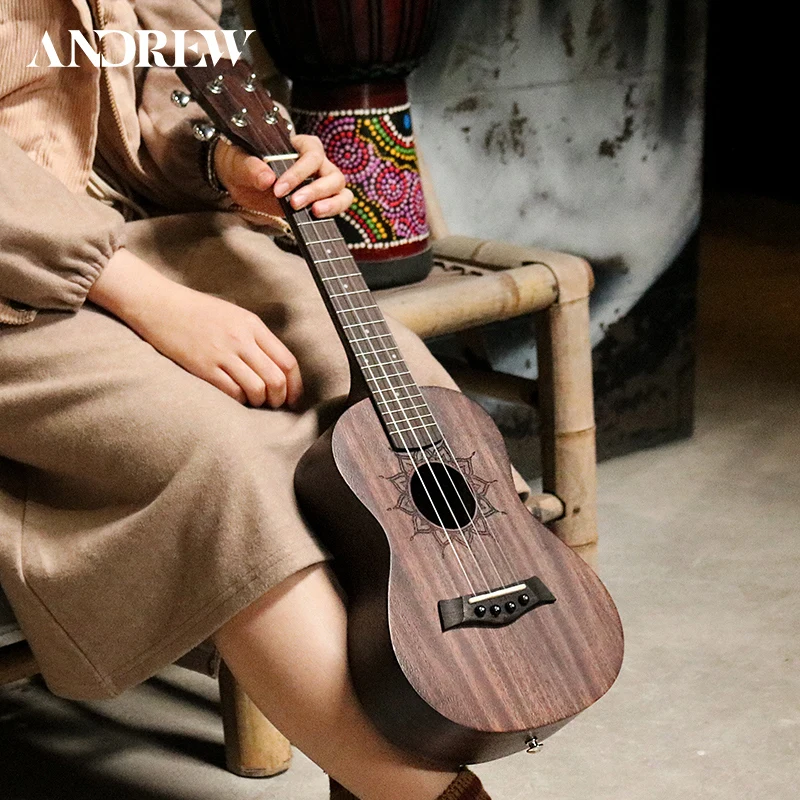 23 Inch Ukulele Soprano Beginner Ukulele Guitar Ukulele Mahogany Neck