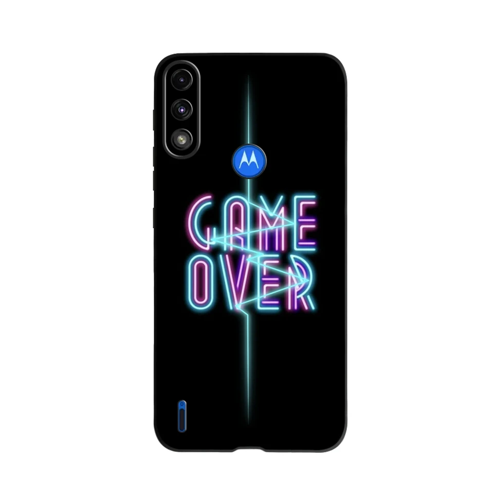 For Moto E7 Power Case TPU Soft Fashion Silicone Bumper for Motorola Moto E7i Power E7 4G Phone Case E7Power E 7i 7 Cover Flower leather phone wallet