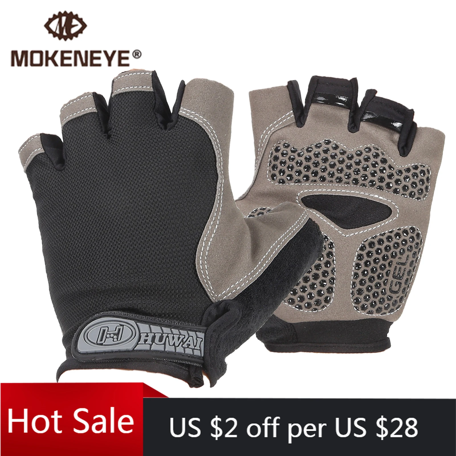 

Cycling Men Women Half Finger Gloves Silicone Breathable Sports Gloves Anti-slip Bike GEL Glove Shockproof MTB Bicycle Gloves