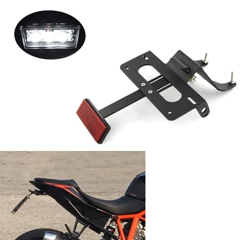 

For KTM DUKE R 1290 2014-2020 License Plate Holder Motorcycle Rear Tail Tidy Fender Eliminator Registration Plate kit Aluminum