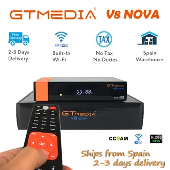 

GTmedia V8 nove Europe Cline for 3 Years Satellite TV Receiver H.265 WIFI Same DVB-S2 GTmedia V8 NOVA Receptor freesat finder v8