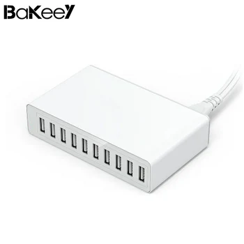

Bakeey EU Plug 10 Ports USB Charger Adapter Smart DeskTable wall Charging Mobile Phone Travel Quick Charge for Samsung Xiaomi 8