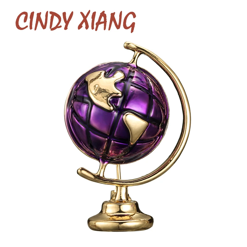 CINDY XIANG 3 цвета, эмаль, земной шар, броши для женщин и мужчин, булавка для детей, ювелирные изделия, модный креативный дизайн, высокое качество