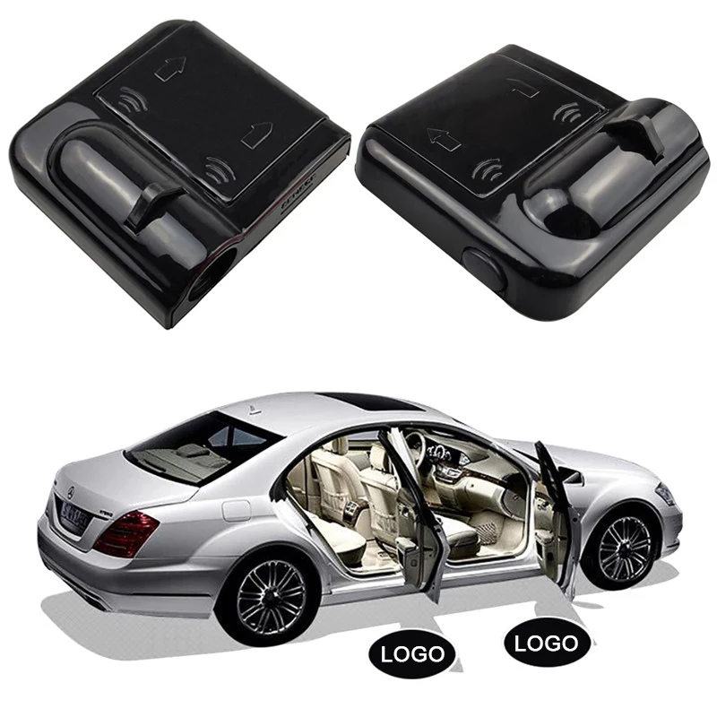 1PC Universal Wireless Car Door Welcome Logo Light Projector LED Laser Lamp for Mazda Audi Nissan Chevrolet Ford Hyundai Renault