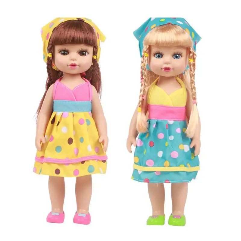 Children Educational Pretend Play Short Plush Vinyl Doll Toys Soft Toddler Simulation Toys Photo Props Gift Doll Accessories Children Educational Pretend Play Short Plush Vinyl Doll Toys Soft Toddler Simulation Toys Photo Props Gift Doll Accessories