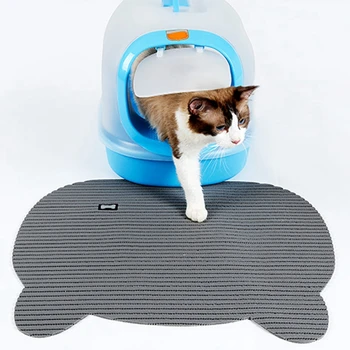 

Waterproof Pet Cat Litter Mat EVA Double Layer Premium Cat Litter Trapping Mat Pets Pad Bottom Non-slip Pet Litter Cat Mat