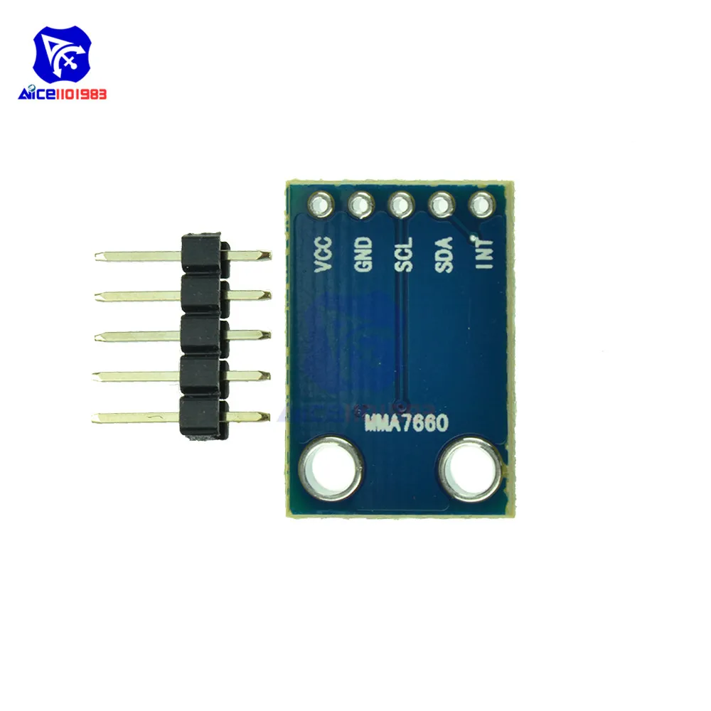 Diymore IIC IEC MMA7660 трехосевой модульный датчик ускорения Breakout Board Для Arduino AVR PIC