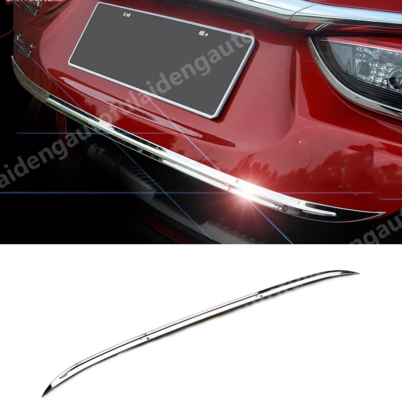 

For Mazda 6 Atenza 2017-2018 STAINLESS STEEL REAR TRUNK TAIL GATE DOOR LID COVER TRIM car styling accessories