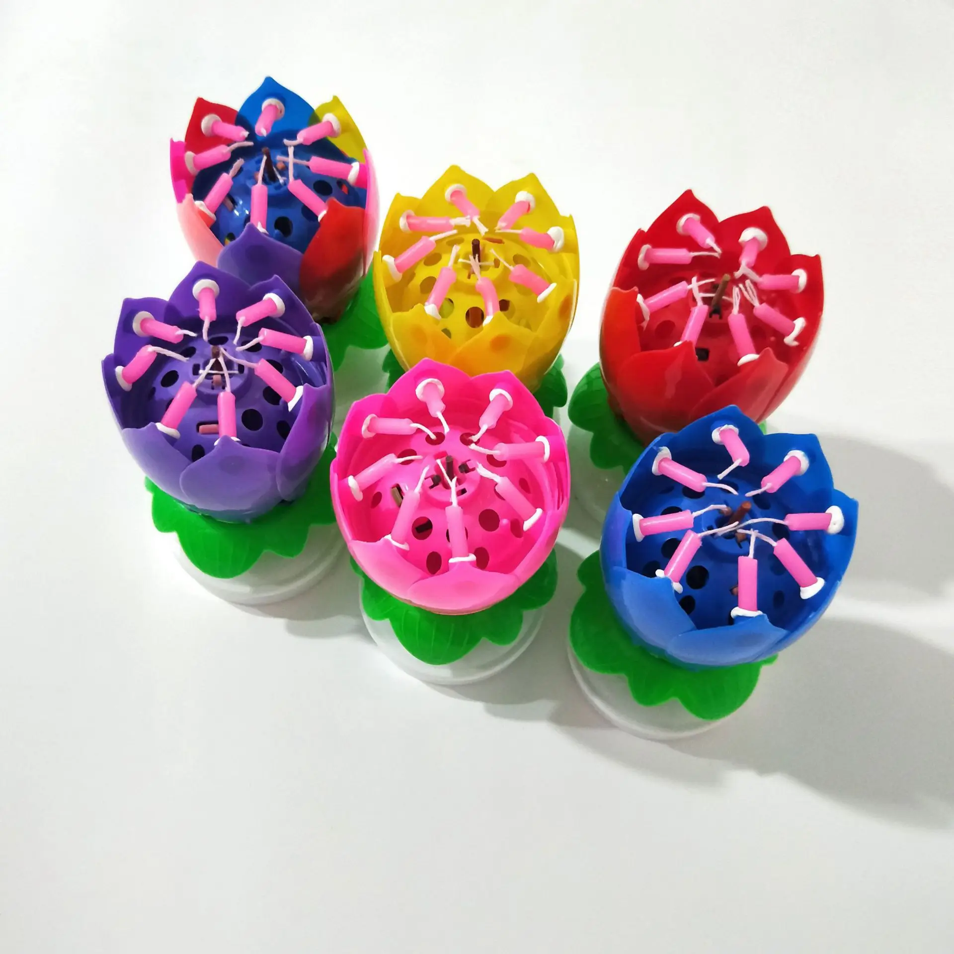 Best Musical Candle Lotus Flower Rotating Candle Cake Topper Lotus Flower Rotating Birthday Candle Blossom Decoration Party Gift