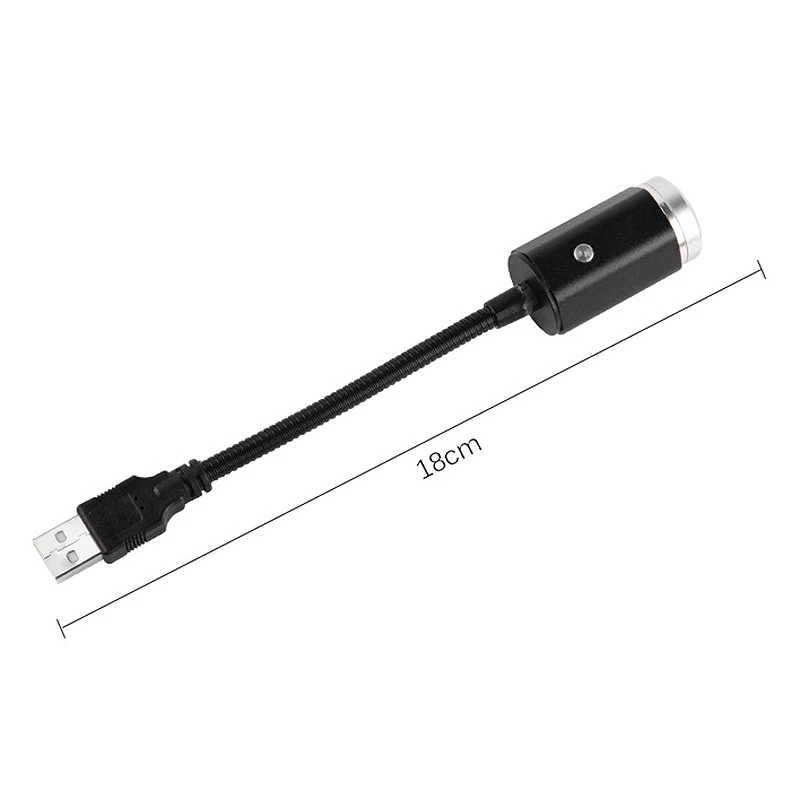 Atmosfera do Carro Lâmpada de Projeção Telhado do Carro Estrelado Lâmpada Dupla Cor Decoração Estrela Teto Ambiente Luz Usb Céu Mod. 285253 6 Lâmpada decorativa