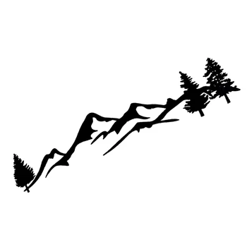 

1m Car Sticker Mountain Custom Vinyl Decal Camper Truck Window RV Bumper Decor