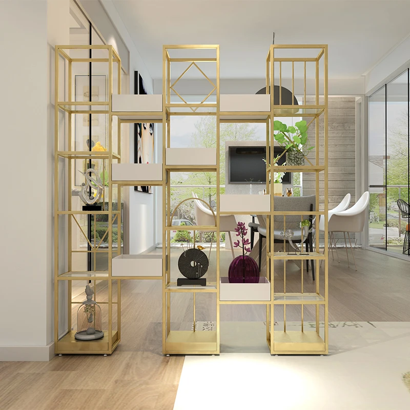 通販超高品質 テレビの背景の壁の装飾 リビングルームの棚 シンプルな金色の収納ラック 床の本棚 セール いつ Pnlp Sn 通販超高品質 テレビの背景の壁の装飾 リビングルームの棚 シンプルな金色の収納ラック 床の本棚 セール いつ Pnlp Sn
