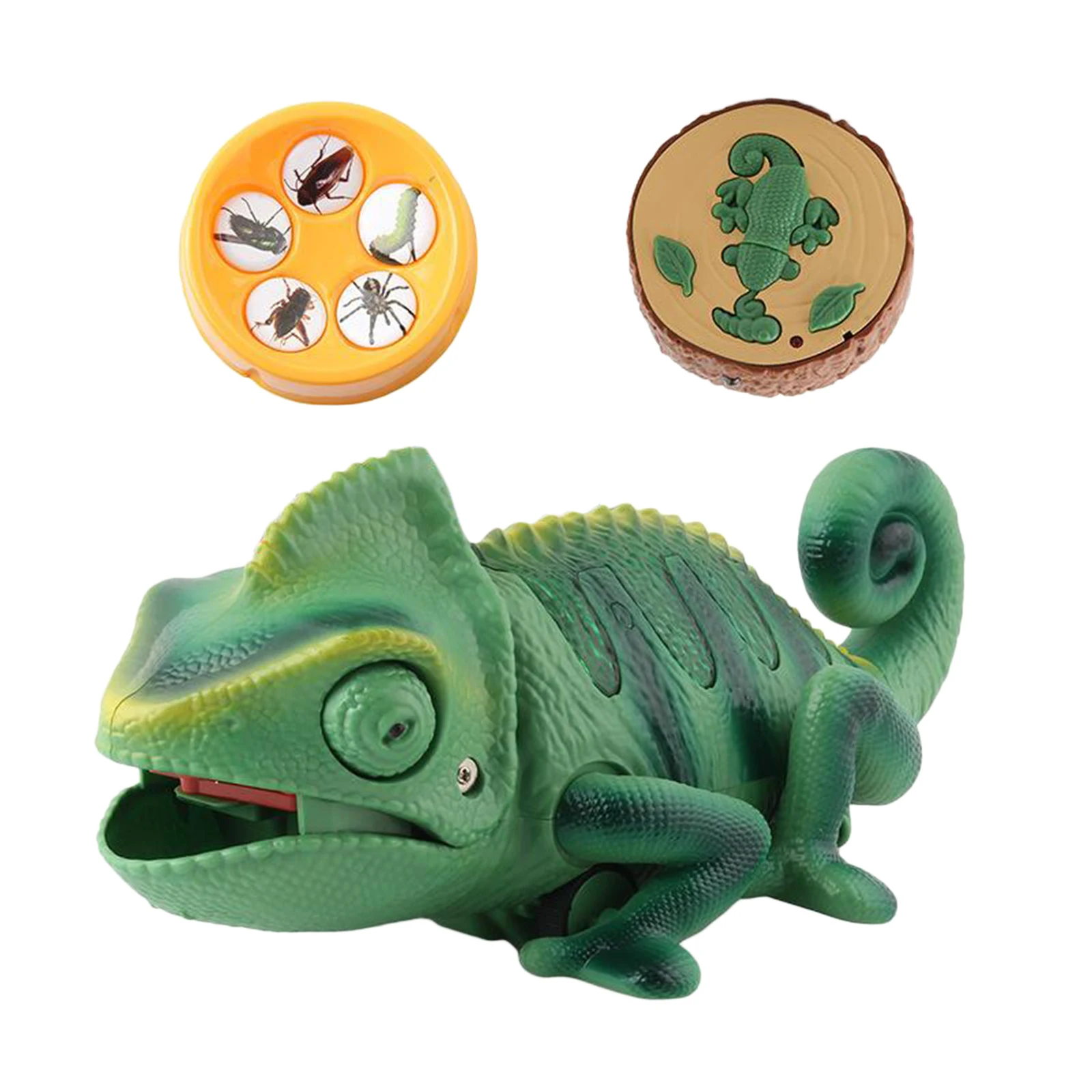 Remote Control Chameleon Toy Realistic Animal Infrared RC Chameleon Fake Chameleon Toys Electric Toys Party Favors Party Supply 4