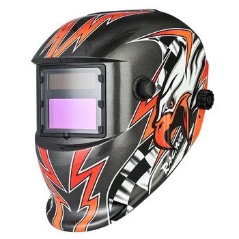 

Hot Industrial Welding Helmet Solar Power Auto Darkening Welding Helmet TIG MIG with Adjustable Head Band