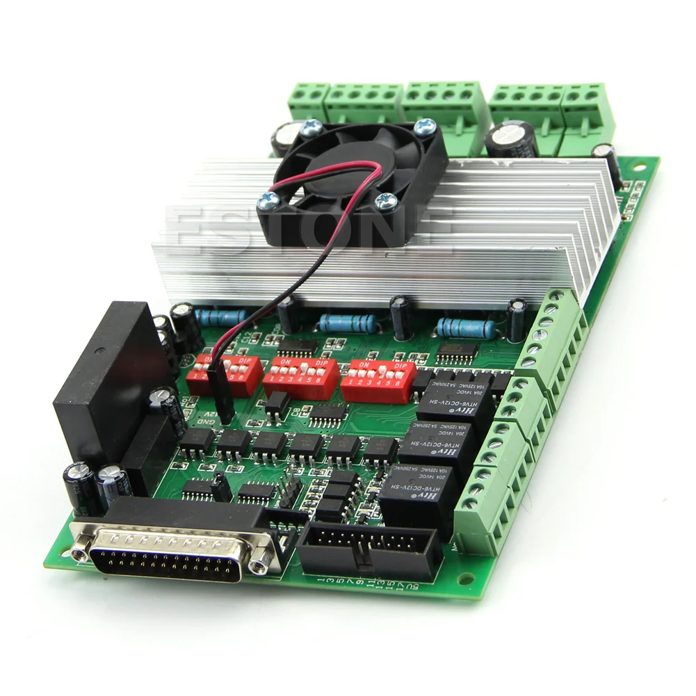 CNC 3 оси TB6600 шаговый двигатель драйвер платы 4.5A/36 В для гравировального станка