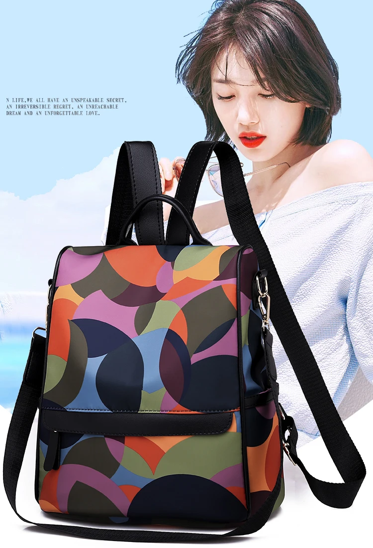 Vfemage Multifunction Backpack Women Waterproof Shoulder Bags Female Anti Theft Backpack Schoolbag for Girls Sac A Dos Mochila