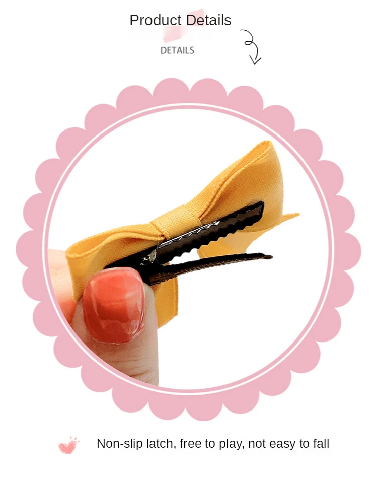 2PCS/onePair Bow Headgear Cute Sweet Little Girl Hair Accessories Summer Girls Net Red Clips Baby Hairpins Children Hair Clips 2PCS/onePair Bow Headgear Cute Sweet Little Girl Hair Accessories Summer Girls Net Red Clips Baby Hairpins Children Hair Clips