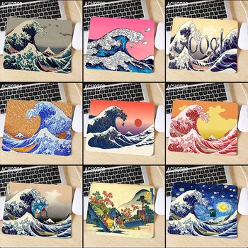 

Great Waves Top Selling Print Anti-slip New Arrival Customized Rectangular Rubber Mouse Pad Computer PC Nice Gaming