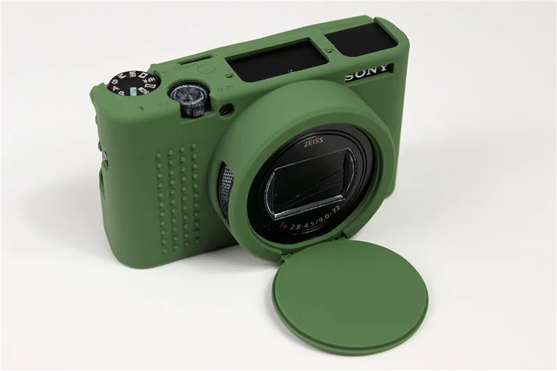Резиновая силиконовая защитная крышка корпуса мягкая сумка для камеры для sony Cyber-Shot RX100 VII RX100M7 Премиум Com Рамка кожаный чехол