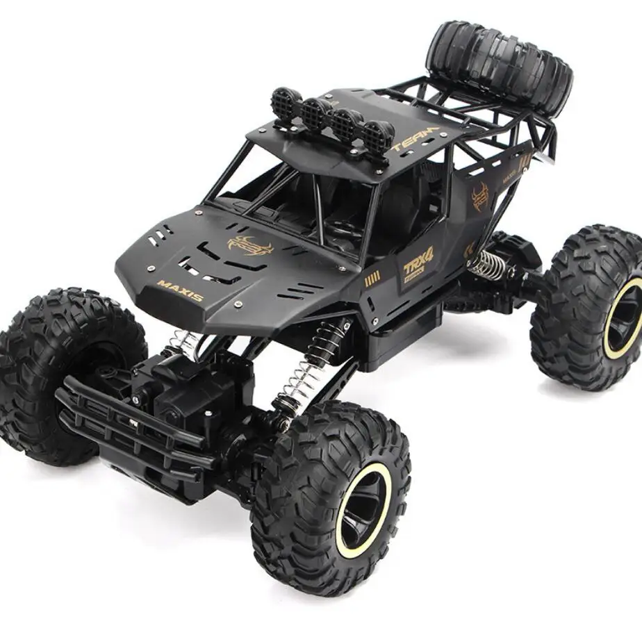 37 см RC автомобиль 1:12 4WD 2,4 ГГц альпинистский автомобиль 4x4 двойные двигатели Bigfoot автомобиль дистанционное управление модель внедорожника металлические игрушки для мальчика