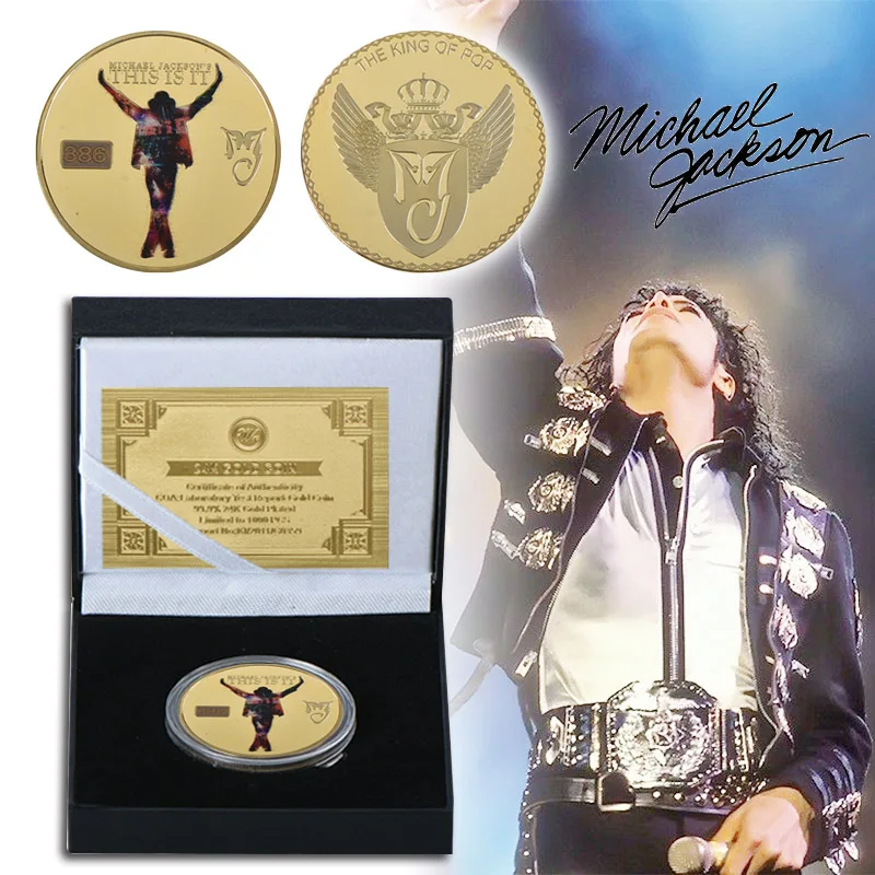 Michael Jackson Commemorative Michael Jackson Silver Coin