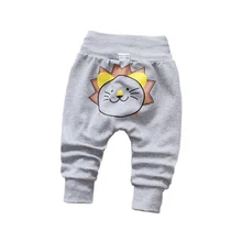 Детские штаны одежда для малышей популярные штаны-шаровары осенние штаны для мальчиков и девочек детские штаны От 1 до 4 лет с рисунком до щиколотки