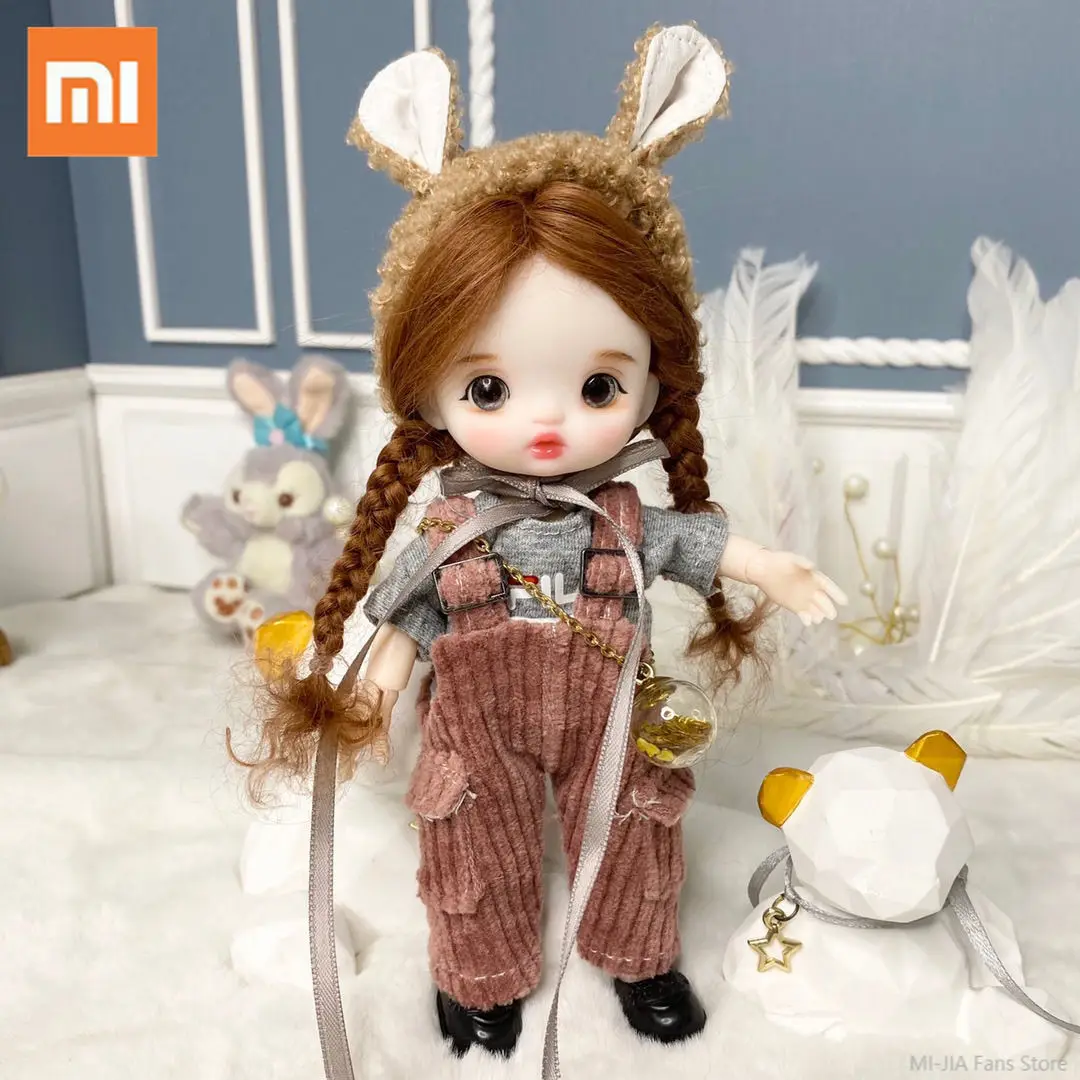 Шарнирная кукла Xiaomi 16 см с подвижными суставами реалистичными глазами |