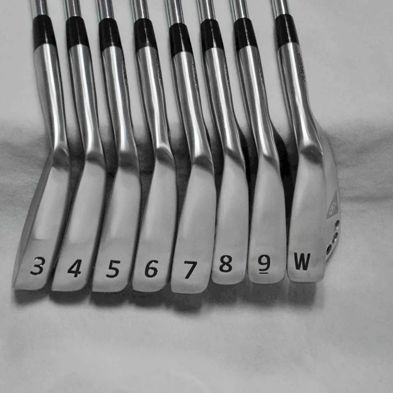 Golf Iron 11 Серебряный Череп Гольф-клуб 3-9 Вт 8 шт. кованые клюшки для гольфа графитовые и стальные валы 8 шт