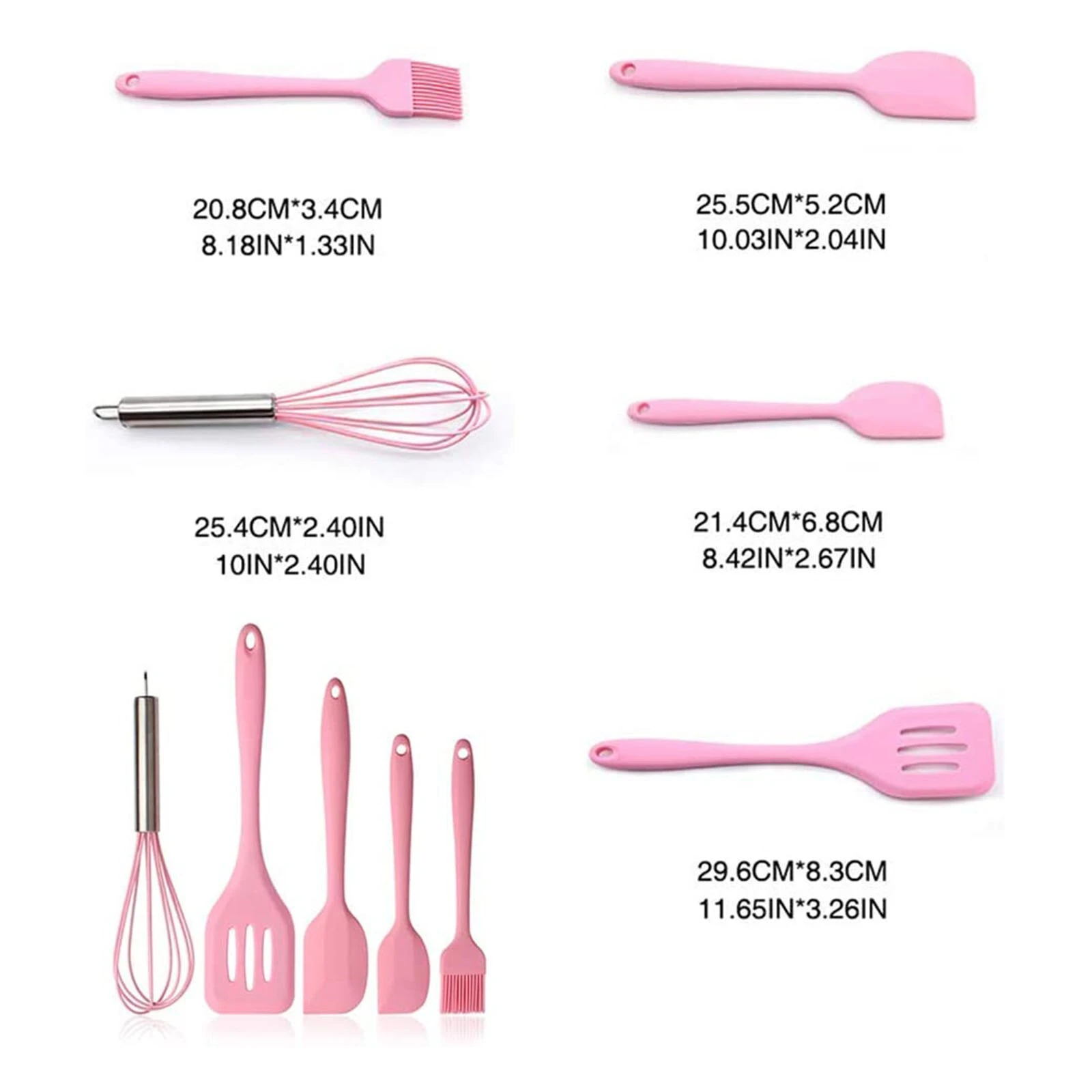 Nonstick Cooking Silicone Tool Set 13.75