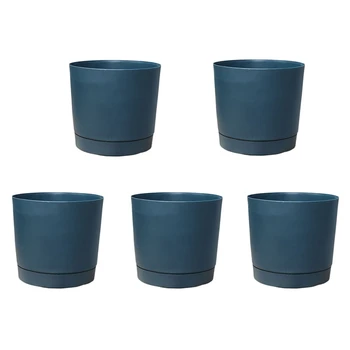 

5Pcs Universal Resin Plastic Large-Diameter Pot Holder Integrated Buckle Large Green Planting Pot