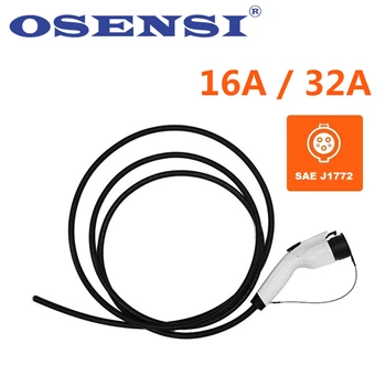 

OSENSI Type 1 Plug 16A 32A Adapter EV Charger Female SAE J1772 Convertor 110V-250V with 5m Cable