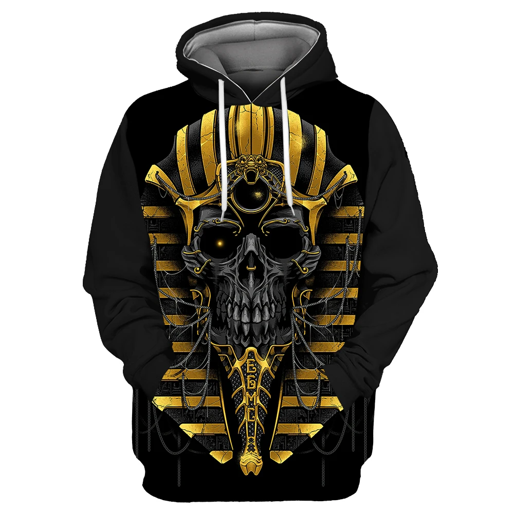 Showtly Horro Skull Mens Hoodies Jack Skellington Halloween Costumes Casual Anti Social Club Man Streetwear - Цвет: TYLMS-F00058