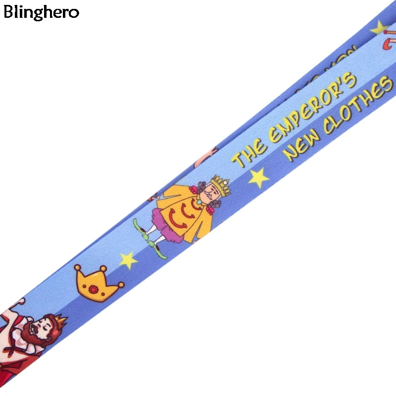 Новая одежда Blinghero The Emperor's Lanyard Cool Keys Holder мобильный телефон шейный ремень мультфильм печати Висячие веревки для детей BH0289