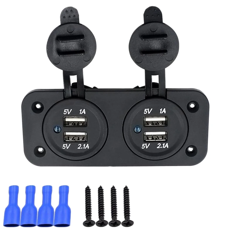 

12V 24V Dual Usb Socket Dual Charger Car Charging Port